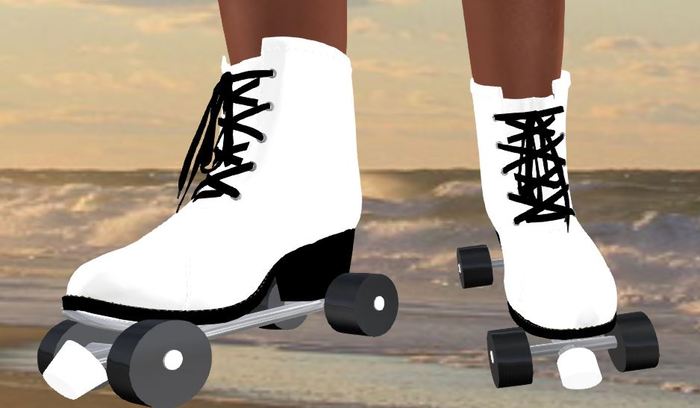 roller skate white