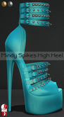 Bens Boutique - Mindy Spikes High Heel (slinkhighfeet) BabyBlue