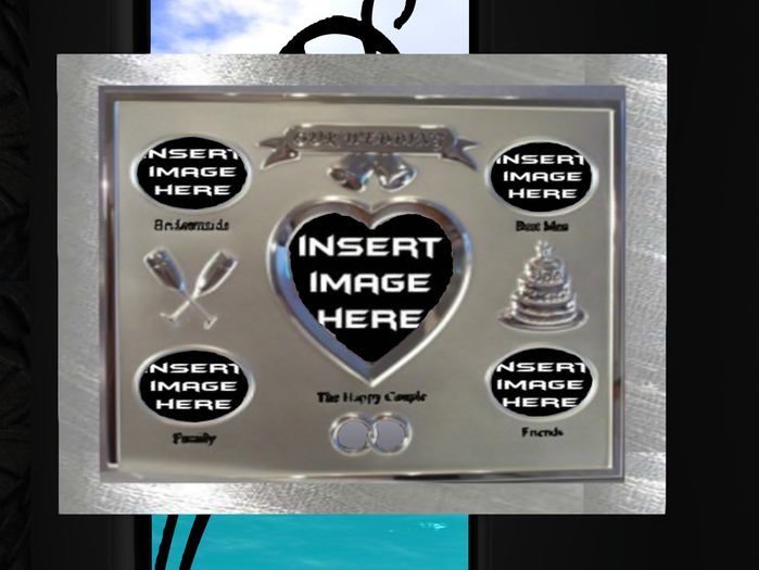 New Silver wedding frame