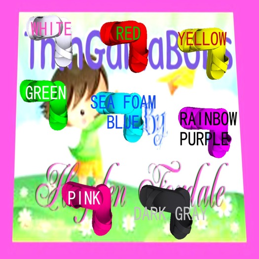 Yellow Flippie Flops From ThInGaMaBoBs