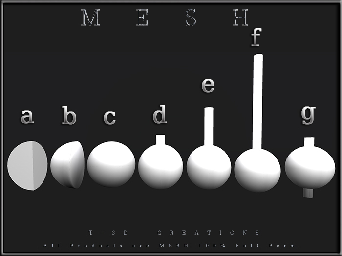 T-3D Creations [ No.4 - Micro Mesh - ] Micro MESH - Full Perm -