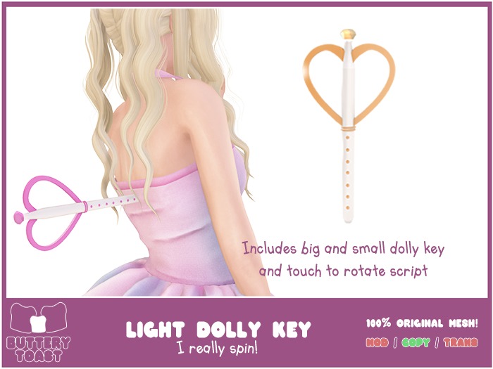 .: Buttery Toast:. Light Dolly Key - Orange (100% Original Mesh)