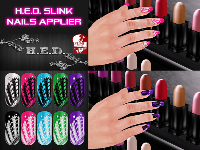 H.E.D. Diamond & Lace Set (Slink Applier) 