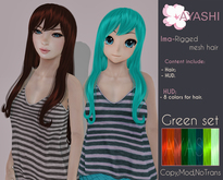 [^.^Ayashi^.^] Ima hair-green set