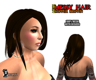 [LR]Messy Hair Copper Brown