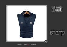 sharp by [ZD] - MESH - Sleeveless Hoodie