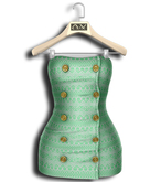 .:Vitrimi:. Buttoned Dress Aztec Green