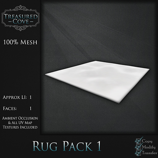 -TC- Rug Pack 1 Mesh 50% Discount!!