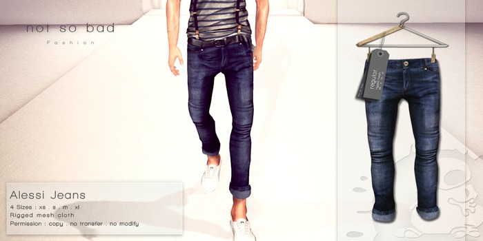not so bad . mesh . ALESSI jeans . regular