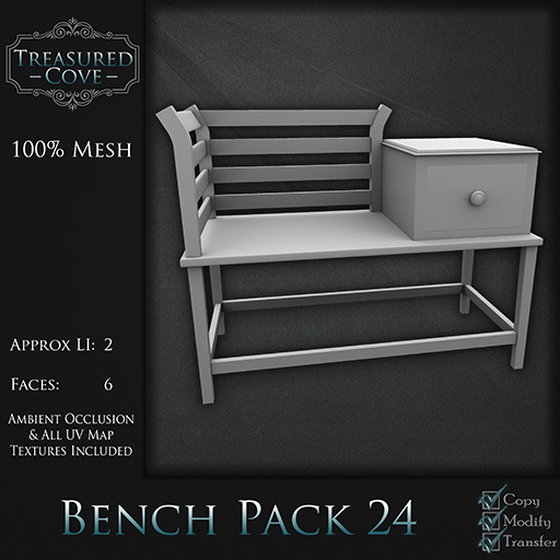 -TC- Bench Pack 24 Mesh 50% Discount!!