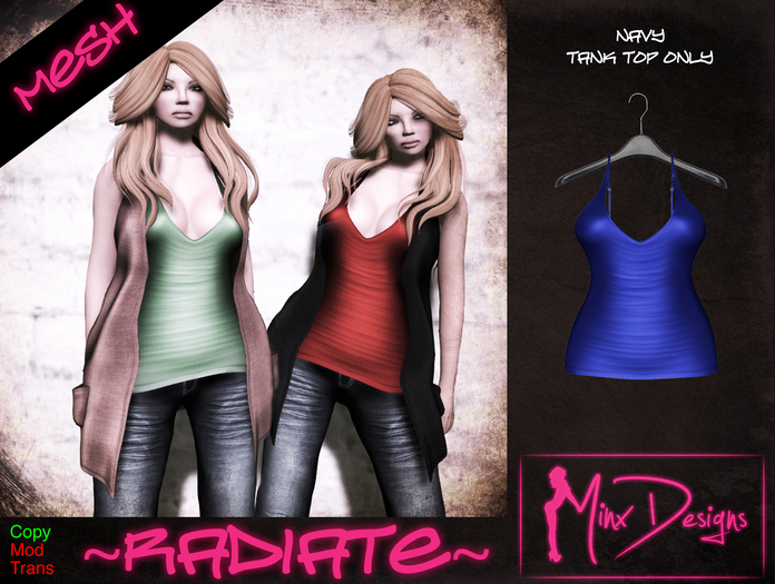 ::MD:: (MESH) Radiate Tank ONLY - Navy