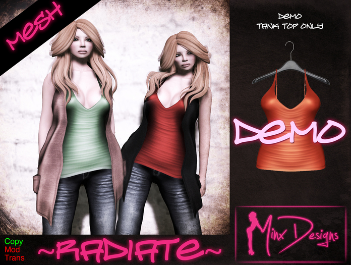 ::MD:: (MESH) Radiate Tank ONLY - Navy
