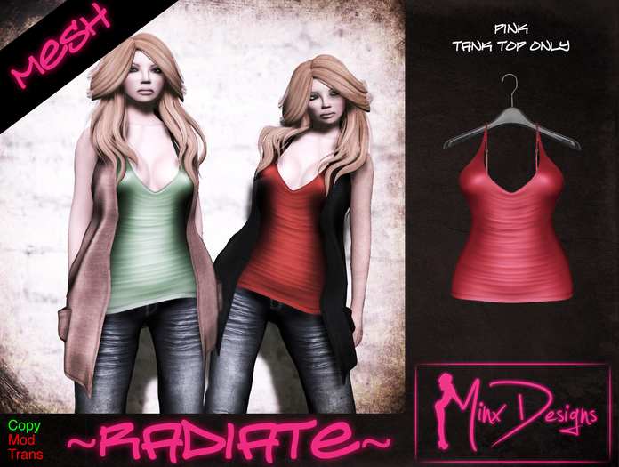 ::MD:: (MESH) Radiate Tank ONLY - Navy