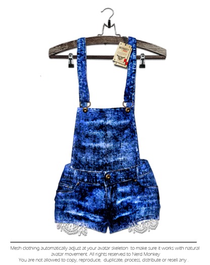 [N*Monkey] 'Denim Jumper Lt.Blue 