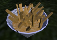 Mw chip / french fry / potato texture full perms food 