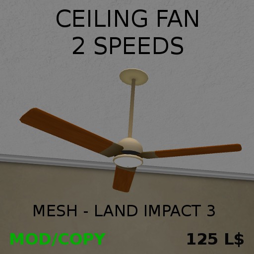 Ceiling Fan 2 Speed