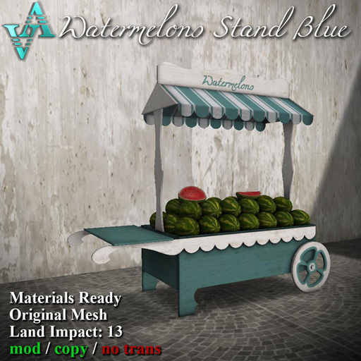 Atelier Visconti Watermelons Stand Blue