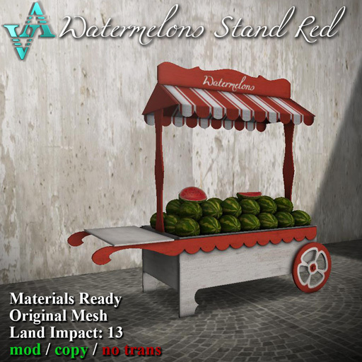 Atelier Visconti Watermelons Stand Red
