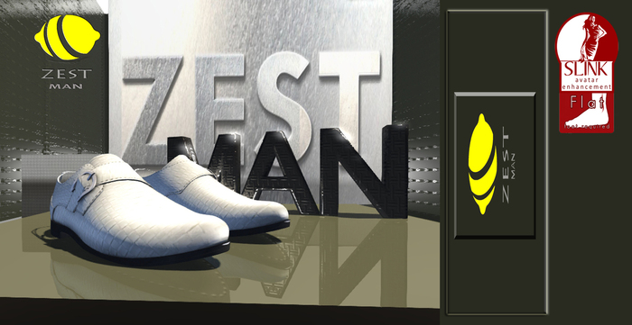 ZEST  MAN  FORMAL  WHITE BOXED FOR SLINK  FEET
