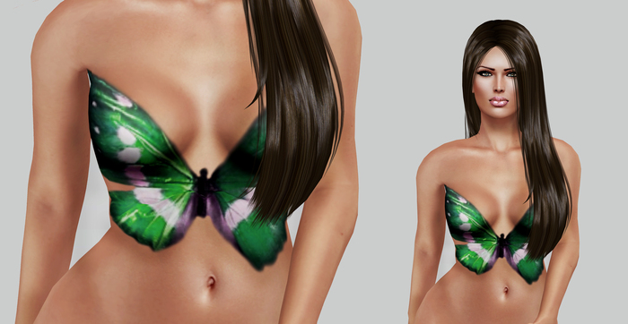 Top Butterfly green
