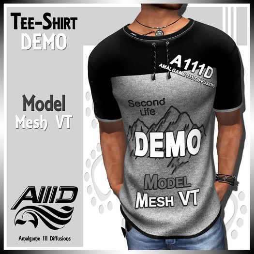 Tee-Shirt DEMO Model Mesh VT  ( A111D )