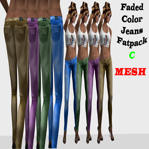 Siren's Moon Mesh jeans (FatPack)