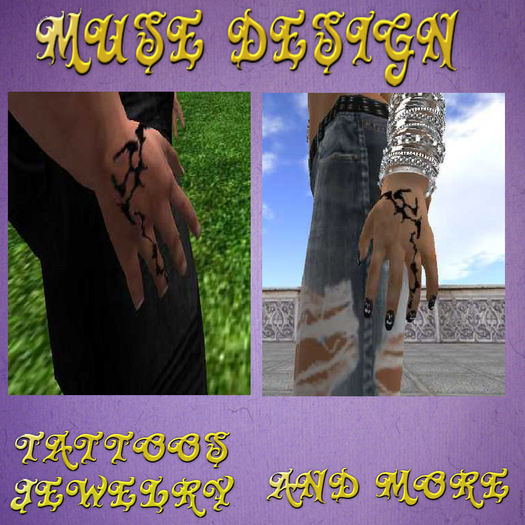 HAND TATTOO MALE OR FEMALE