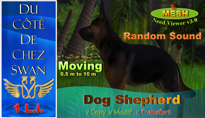 Dog Shepherd - Mesh 1 L.i.