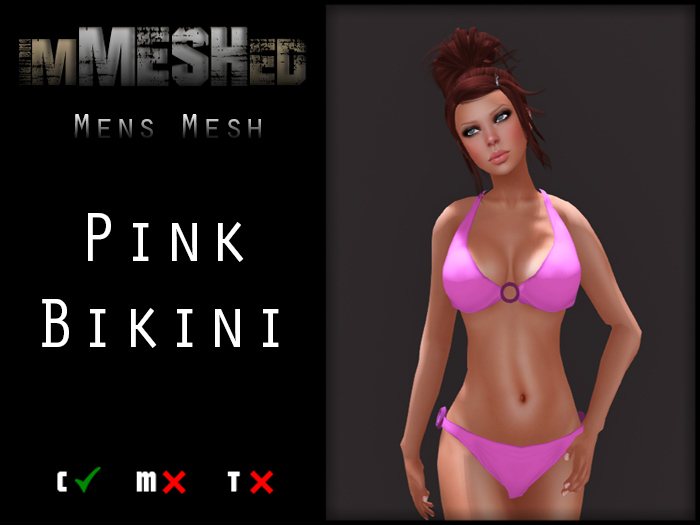 imMESHed - Pink - Bikini