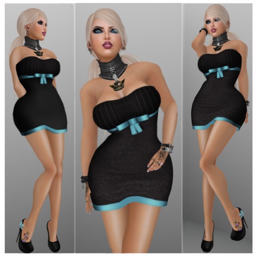 Souled Out Pretty Little Package (Lolas)  Blue/Black