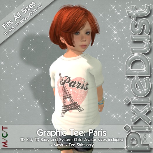 ~*~[P]~*~ Graphic Tee: Paris