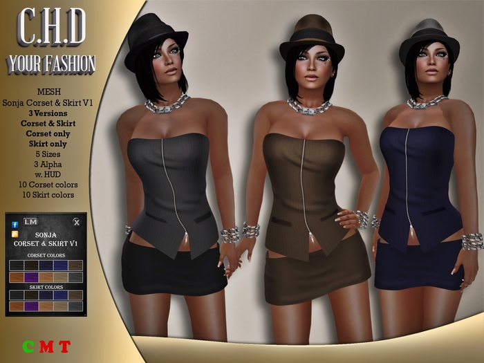 [C.H.D] Sonja Corset & Skirt V1