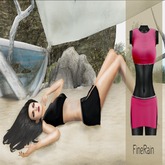 :: FineRain creations.::Top And Skirt  Pink
