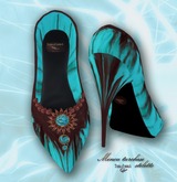 Terra d'ombrA ☼MINOU stiletto turchese