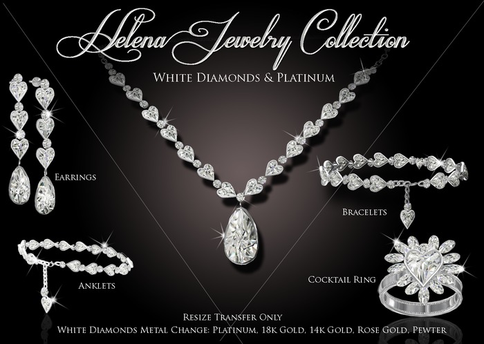 Exquisite Helena Jewellery Collection Platinum Diamond
