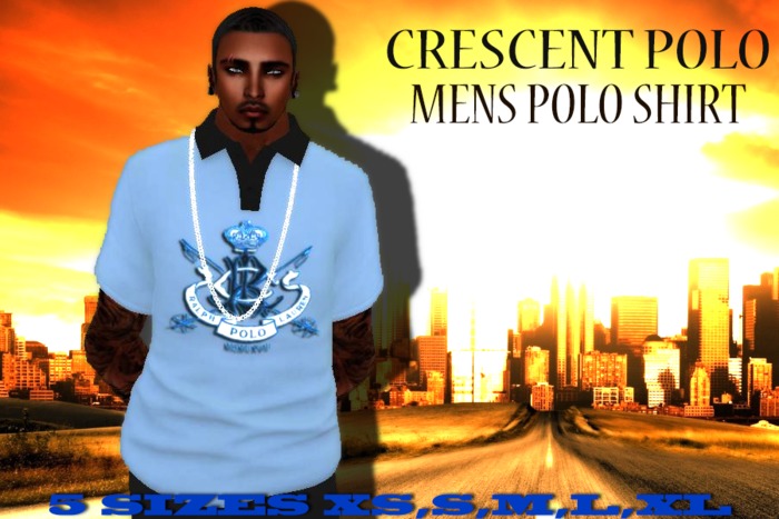 {OG KUSH}-Polo Crescent-Powder BLue