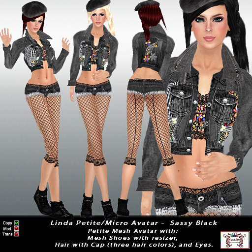  Complete Petite Micro Avatar Linda Black