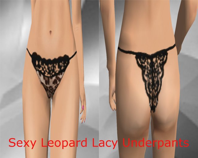 Sexy Leopard Lacy Underpants