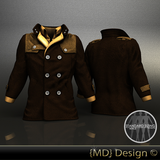 {MD} MEN Business COAT (Brown)