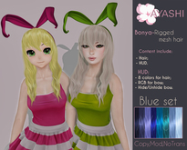 [^.^Ayashi^.^] Bonya hair-blue set