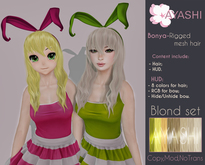 [^.^Ayashi^.^] Bonya hair-blond set