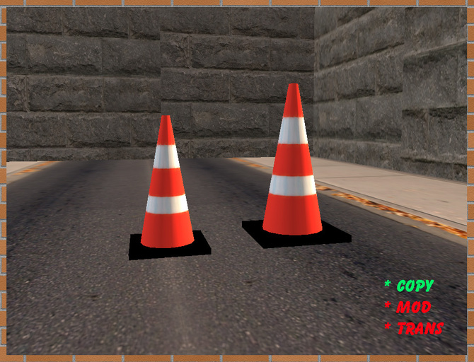 Traffic Cones COPY BOXED