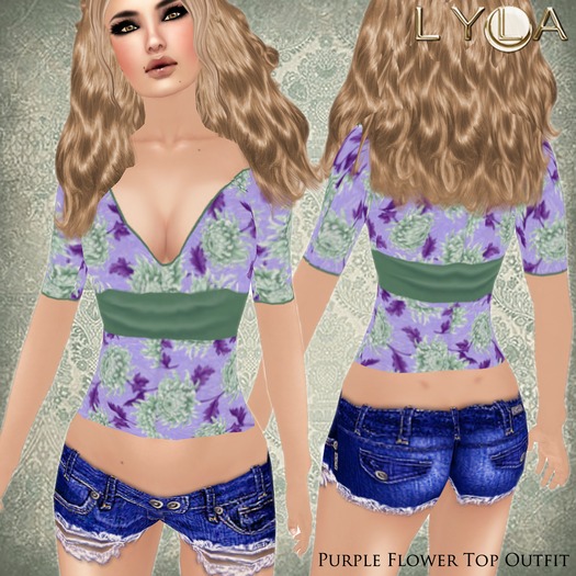 ! Lyla ! - Yellow flower Top Outfit