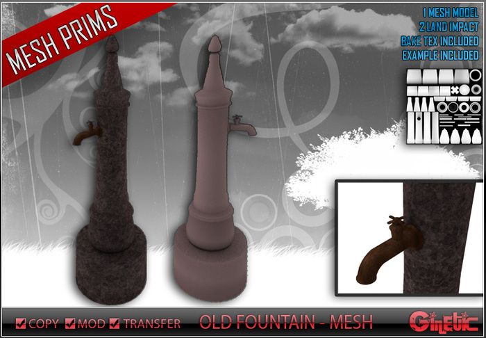 [G] Old Fountain - Mesh 