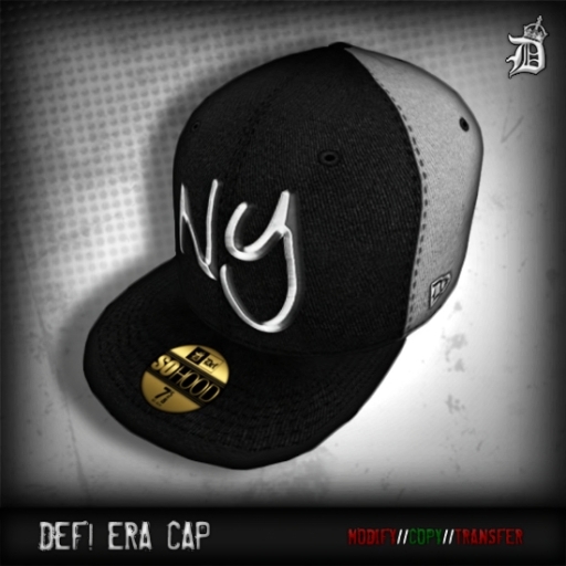 DEF! Era Cap / New York / Black & White 