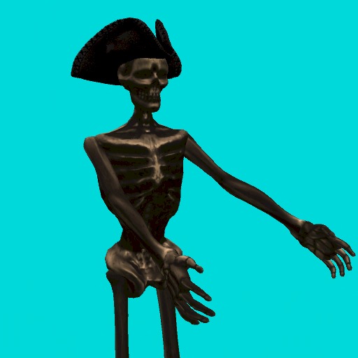 Pirate Zombie (20 prims)