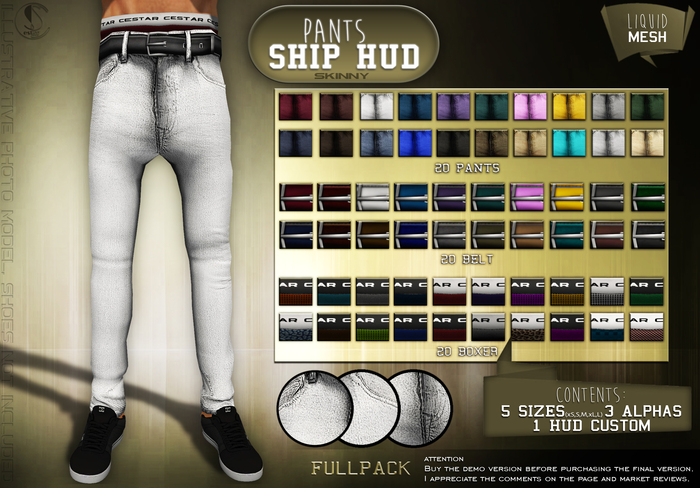 [Pants Fitted Ship]