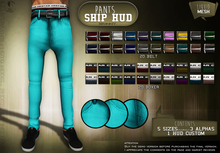 [Pants Fitted Ship] - Baby Blue
