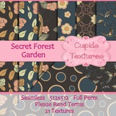 *Cupids Textures * 21 SECRET FOREST GARDEN