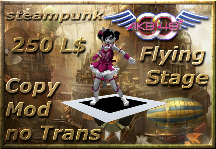 AKB0048 flying stage steampunk